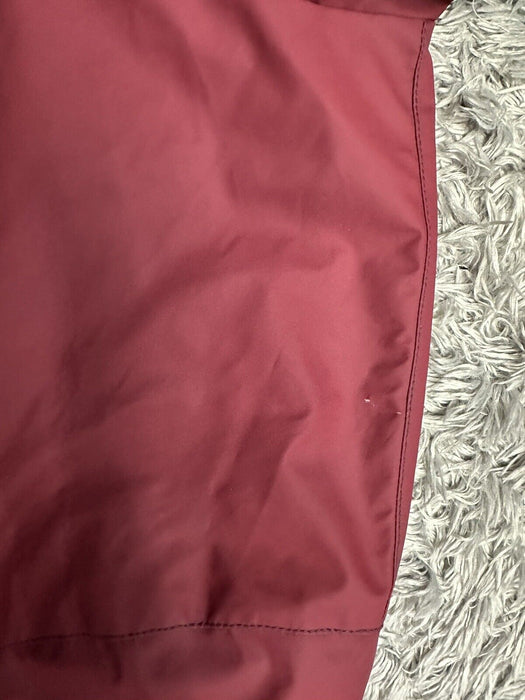 Men's Weatherproof Hooded Full Zip Rain Slicker  Jacket Raincoat Coat( scratch)