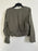 BCBGMaxAzria Ania Double-Layer Long Sleeves Open-Front Blazer size M green $296
