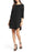 BB DAKOTA Jazlyn Crepe Shift Dress In Black size XS