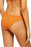 Topshop Crinkle Ring High Leg Bas de bikini en orange gingembre taille 8 US / 12 UK