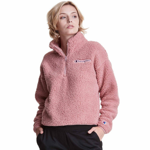 Champion Women’s Cozy High Pile Quarter Zip, Sweatshirts for Women, size M
