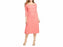 Lauren Ralph Lauren Ruched Stretch Jersey Fit & Flare Dress In Pink Size L $180