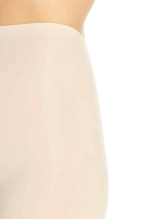WACOAL Beyond Naked Cotton Blend Thigh Shaper Shorts In Sand Size S