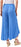 1. Pantalon à jambes larges et cordon de serrage State, ourlets asymétriques, bleu iris, grande taille 1X
