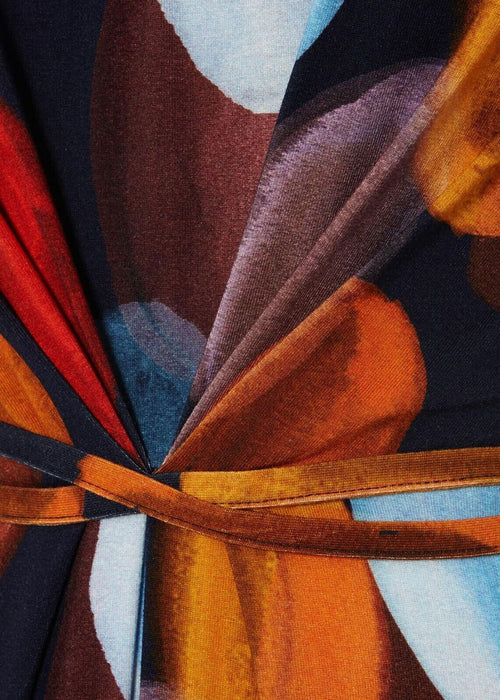 Phase Eight Josefina Maxi Sleeveless Dress in Navy/Multi Spot Size 6 US (10UK)