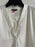 Vince Camuto Women's Rumple Fabric Blouse In New Ivory Size L