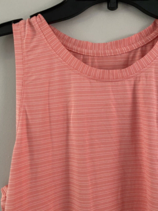RBX Stripe Coral Super Soft Tulip Tank Top Size M $39