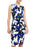 Robe imprimée Abela pour femmes Phase Eight Bleu Blanc Taille 10 160 $ ​​T.N.-O.
