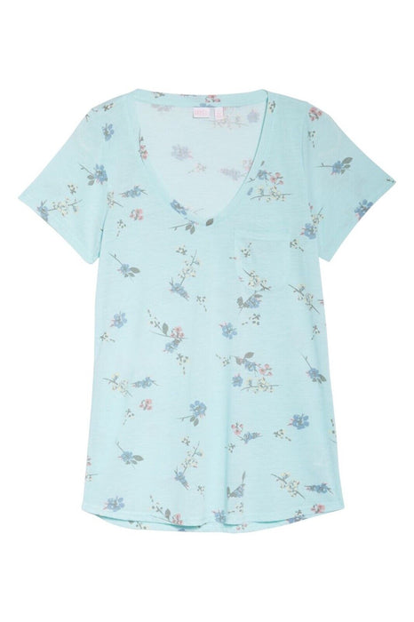 Make + Model Nordstrom Gotta Have It V-Neck Tee In Teal Fair Lenora Size XXS
