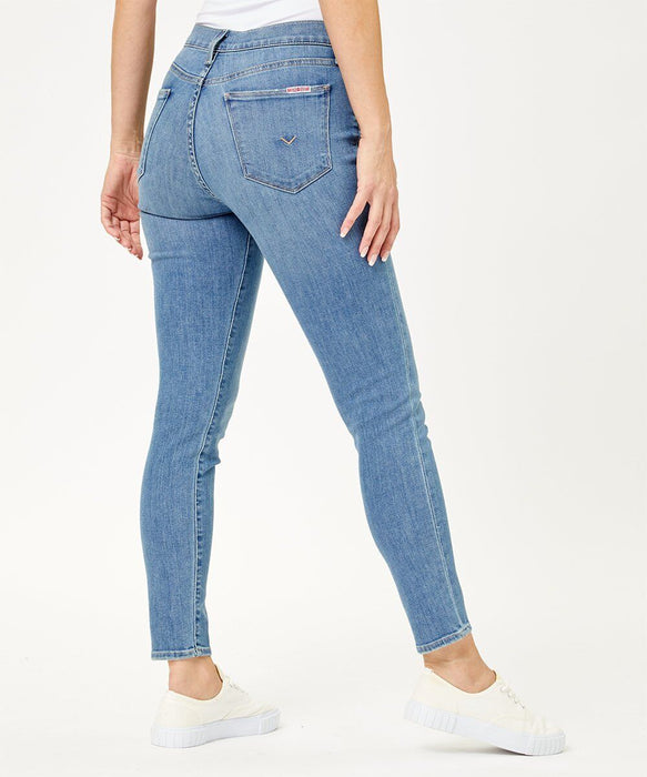 Hudson Blair High Rise Skinny Ankle Jeans In Open Blue Size 31 $176