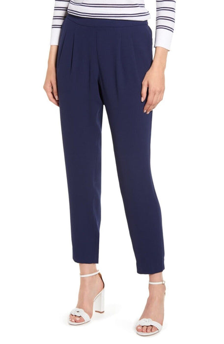 Halogen Women's Pull-On Pants In Navy Size S $80
