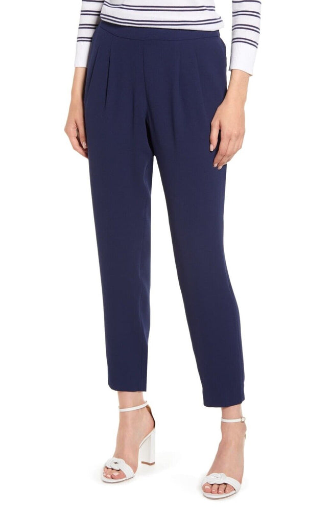 Halogen Women's Pull-On Pants In Navy Size S $80