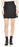 Sandro Oro Mini-jupe trapèze à volants en noir taille 1