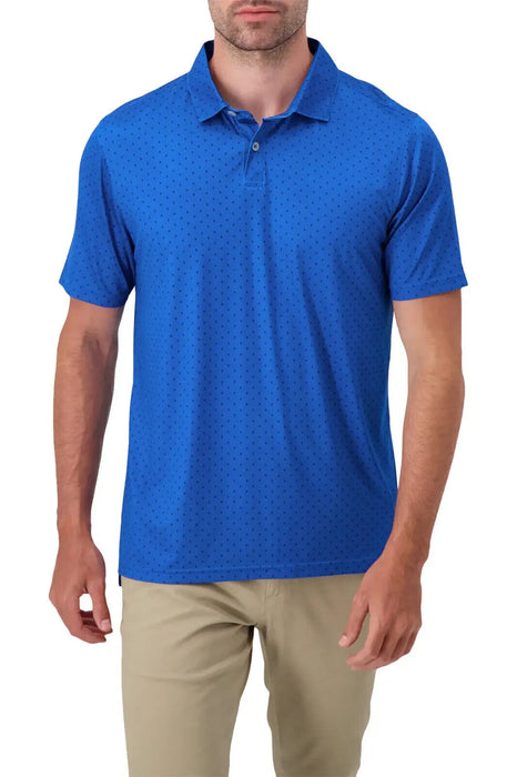 Heritage REPORT COLLECTION Mens Arrow Print Knit Polo top  In 40 Blue size XL