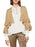 BCBGMAXAZRIA Fringe-Trimmed Cropped Cardigan Camel Size L $260