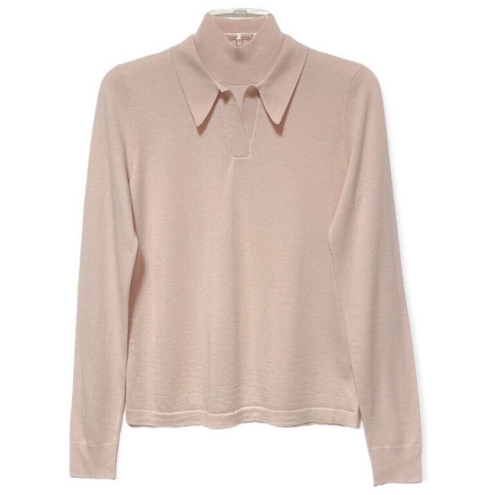 BLDWN women's Gia Knit fine merino wool sweater size L fits small pink 4 $400