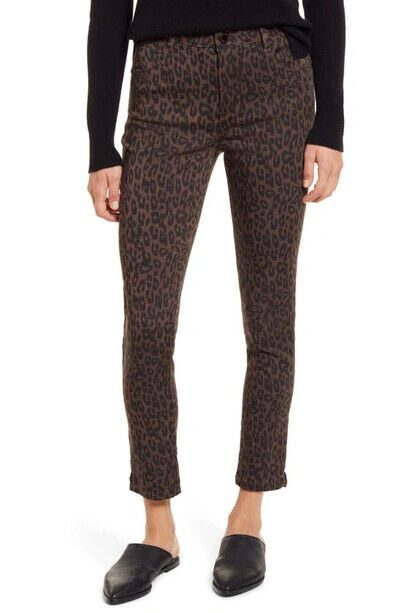 Wit & Wisdom High Waist Ankle Skinny Jeans In Brown Size 2