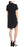 All In Favor Hailey Black Crepe Shift Mini Dress Business Casual Size XS NEW
