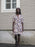 Vero Moda Paja V-Neck Floral Mini Dress Purple Lilac Size S