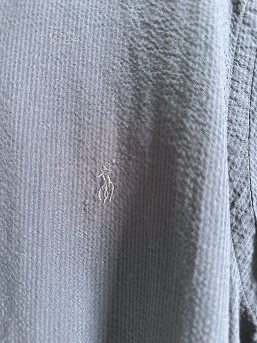 Polo Ralph Lauren Men's, RL Prepster Classic Fit Seersucker Shirt, Navy size XL
