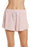 Make + Model Slumber Party Lounge Shorts Pink Spakle Gingham Size XXS NWT