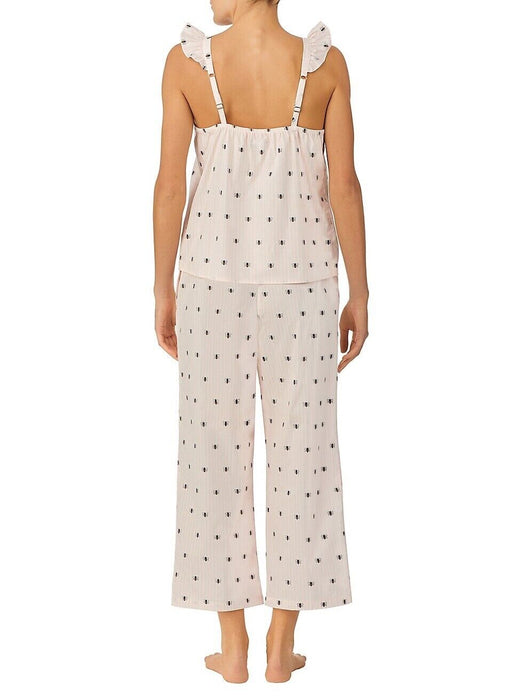 Kate Spade New York  2-Piece Striped Bee-Print Pyjama SetNWT size M Xmas