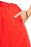 1901 NORDSTROM Jupe rouge en coton stretch pour femme, longueur genou, taille M 79 $