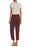14th & Union Nordstrom women's  Soft Straight Leg Pants size S in burgundy