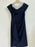 Xscape $369 Womens Wrenley Short Off The Shoulder Scuba Crepe Dress Navy Size 12