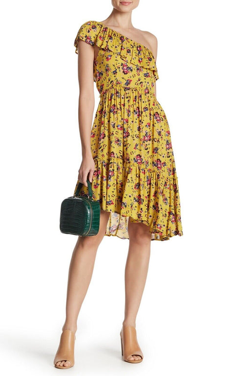 Banjara One Shoulder Summer Floral Dress Size M $120