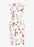 Robe à manches courtes Phase Eight Saffie en imprimé floral ivoire taille 14 US 18UK 259 $