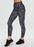 New Sz L Women's RBX High Waist Snake Ankle Leggings 2 pockets Active fit soft