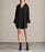 All Saints Aster Short Dress In New Black Size S