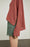 BCBGMAXAZRIA Long Sleeve Asymmetrical Knitted Sweater In Tandori Spice Size S
