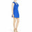 A By Amanda Woman's Ruffle Halter Neck Backless Dress Cobalt Blue Size M