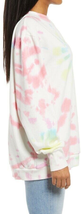AFRM Diana Colourful Tie Dye Sweatshirt Nordstrom Size XS