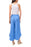 1.State Drawstring Wide Leg Pants Asymmetrical Hems In Iris Blue Plus Size 1X