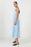 Bardot Broderie Flow Eyelet Sleeveless Dress In Light Blue Size XL/12 $148