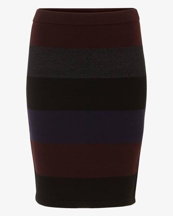 Phase Eight Cecelia Wide Stripe Knit Skirt Knee Length Multi Size 10US 14UK $128