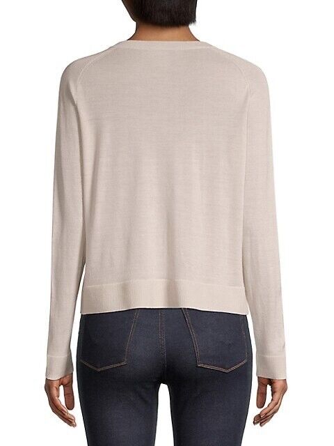 NEW Club Monaco Zaydie Merino Wool Sweater in Natural Size L