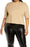 BP. Cool Girl Crop T-Shirt In Beige Nougat Plus Size 1X