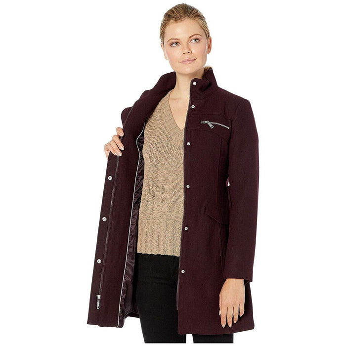 Vince Camuto women's Belted Wool Coat V29769 Port Royale size L