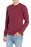 RVCA Men's Long Sleeve T-Shirt In Pompei Red Stripe Size M