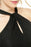 London Times Robe fourreau torsadée dos nu pour femme Noir Taille 4 Nouveau