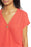 BP. Nordstrom  Button Surplice Top Red
