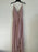 JENNY YOO Farrah Ruffle Skirt Chiffon Gown In Whipped Apricot size 6