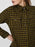 Vero Moda Veste chemise surdimensionnée à carreaux pied-de-poule Vert sapin Taille 2 US