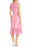 Eliza J Ruffle Lace Midi Sleeveless Dress In Pink Size 0