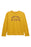 Treasure & Bond Kids Oversized Graphic Tee In Yellow Mineral Good Vibes Size XL