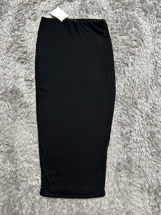 NAKED WARDROBE   The Nw Get Snatched Midi Skirt In Black size S